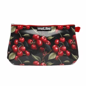 Cosmetics Bag Small - Bold Cherries