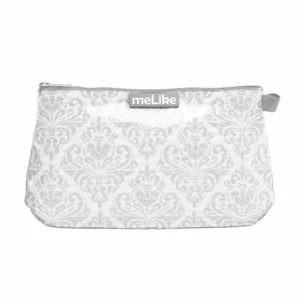 Cosmetics Bag Small - Grey Demask
