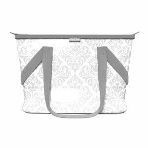 Tote Cooler - Grey Demask