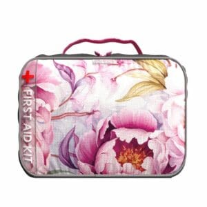 First Aid Kit - Pink Peonies