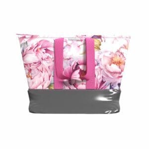 Hand Bag - Pink Peonies