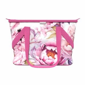 Tote Cooler - Pink Peonies