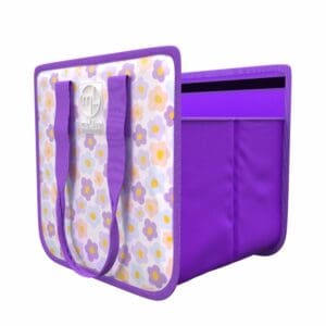 1 Tier Boot Butler - Purple Daisy