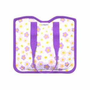 Beach Bag - Purple Daisy