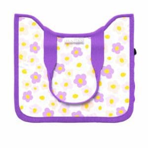Office Bag - Purple Daisy