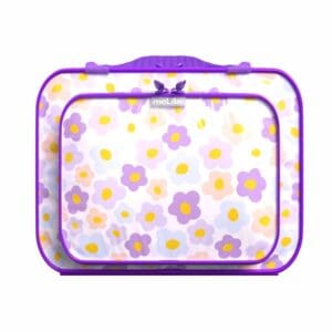 Vanity Bag - Purple Daisy